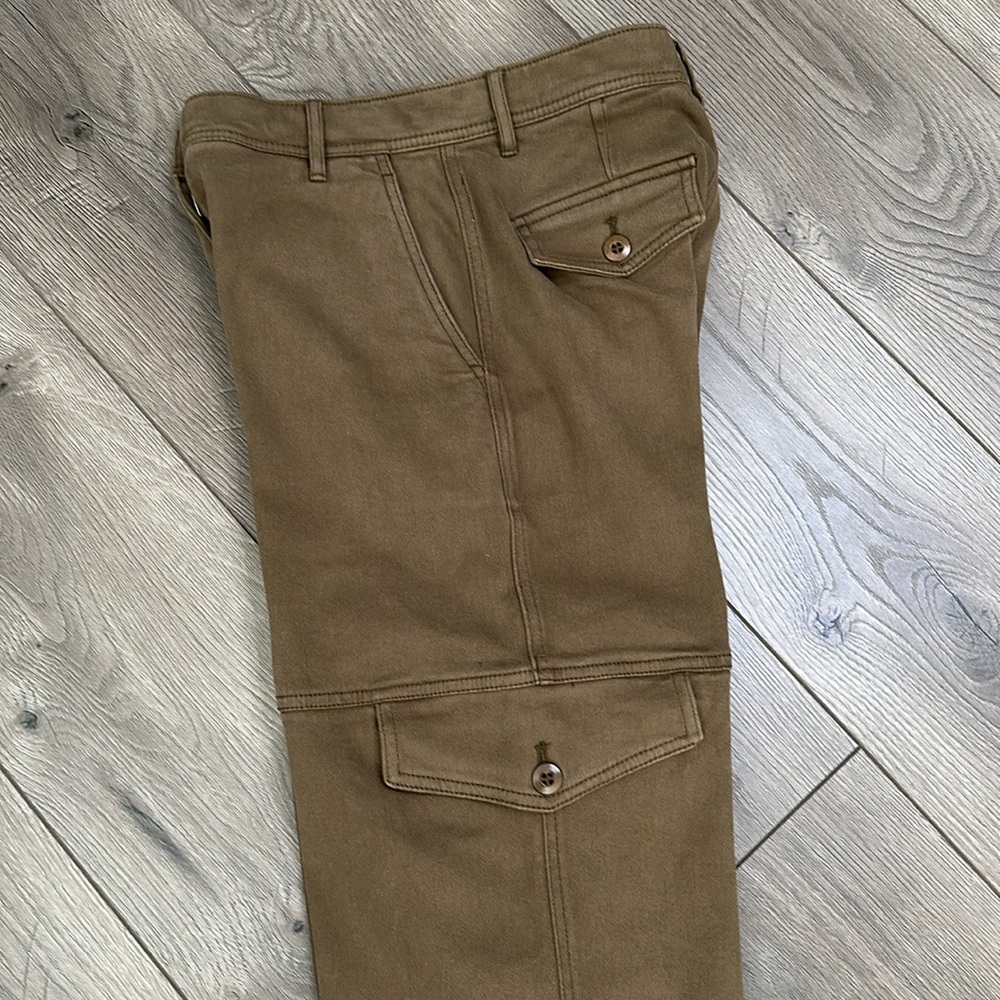 Wilfred Free Aritzia Meave Cargo Mid Rise Straight Ankle Pants Brown Size‎ 0 - Picture 6 of 14